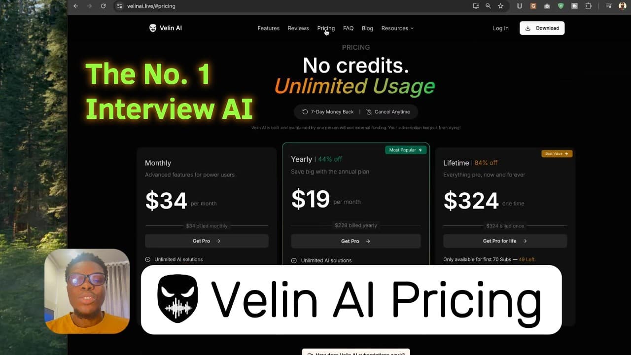 Velin AI Pricing & How to Subscribe